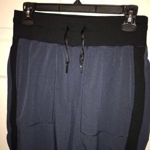 CORE 10 Parachute Track Pants SMALL, Navy Blue, Athleisure Activewear Gym